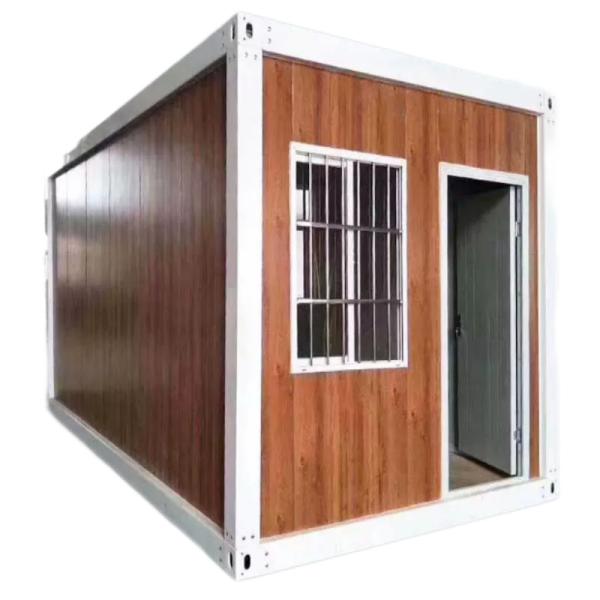 Galvanized Steel Frame Prefab Wooden Container House for Manufactured Portable