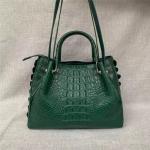 Authentic Crocodile Leather Women Large Handbag Female Single Shoulder Bag