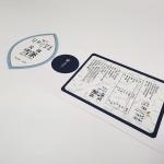 BOPP Waterproof Cosmetic Labels Varnishing CMYK Glossy Vinyl Sticker Paper
