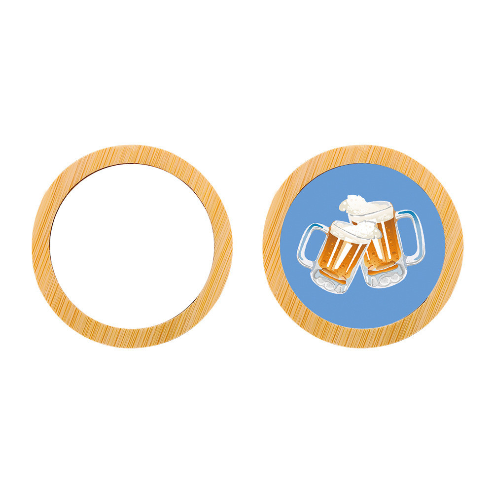 Customized Logo Creative Sublimation Wooden Magnetic Bottle Opener For Sublimation Printing