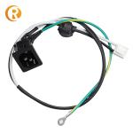 ISO14001 M12 Male Connector 18AWG PCB Cable Assembly