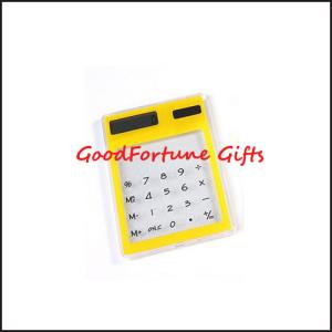 Quality Solar Touch Screen Calculator printed logo wholesale