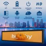 29 Inch Stretched LCD Display Panel Supermarket Ultra Wide Monitor Shelf Edge
