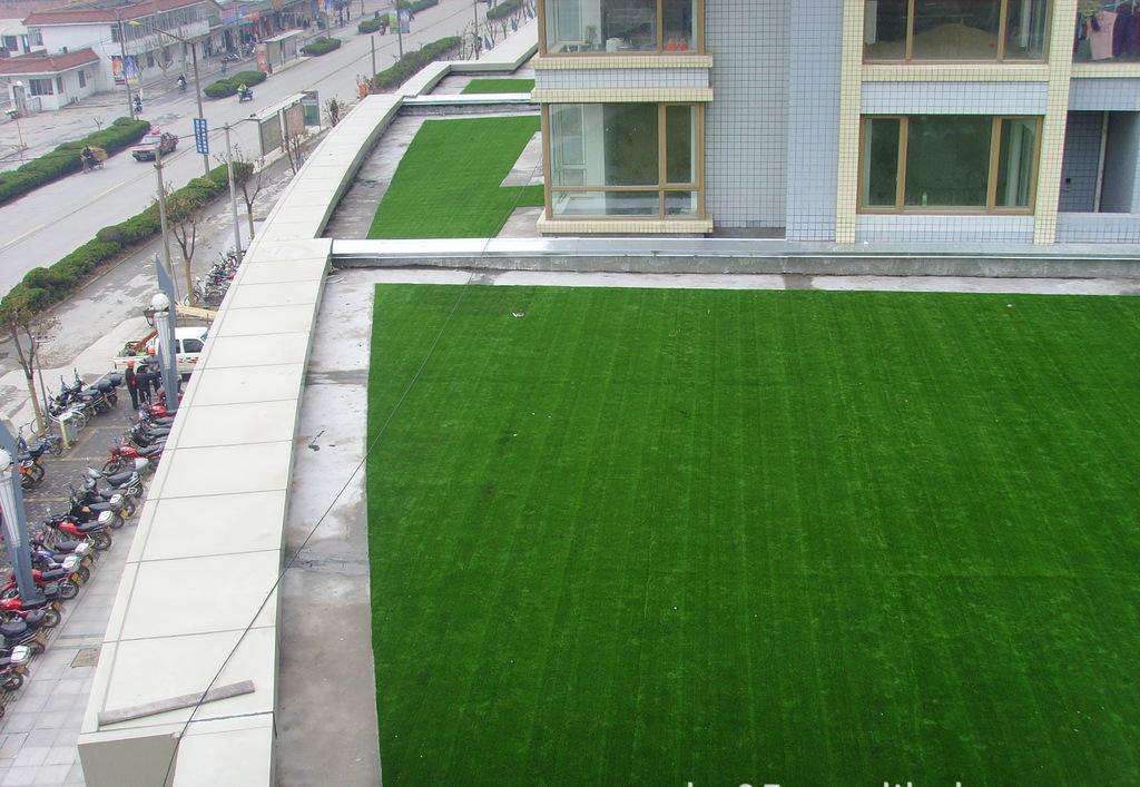 Playgrass Soft Garden Synthetic Turf / Safe Kids Garden Fake Grass Small Garden