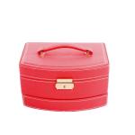 Empty Leather Travel Jewellery Box , Oem Colorful Leather Storage Case