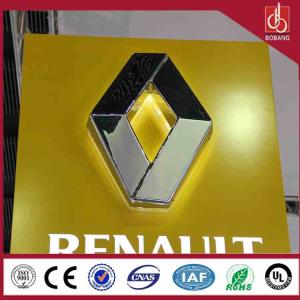 Quality Factory Outlet Outdoor chrome 3D LED Laser Auto Logo wholesale