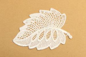Quality Ivory Bridal Lace Appliques 90mm Width Multipattern Multiusage wholesale