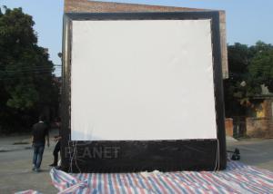 China Air Sealed Backyard Inflatable Movie Screen , Rear Projection Screen For Party on sale