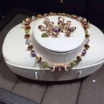 brand jewelry diamonds necklace 18kt gold