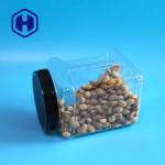 64oz Canning Square Wide Mouth Plastic Jars PET Grip Container