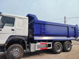 Quality 10tires White U-Type Dump Truck Sinotruck HOWO 6*4 in White and Blue Color for Seats ≤5 wholesale