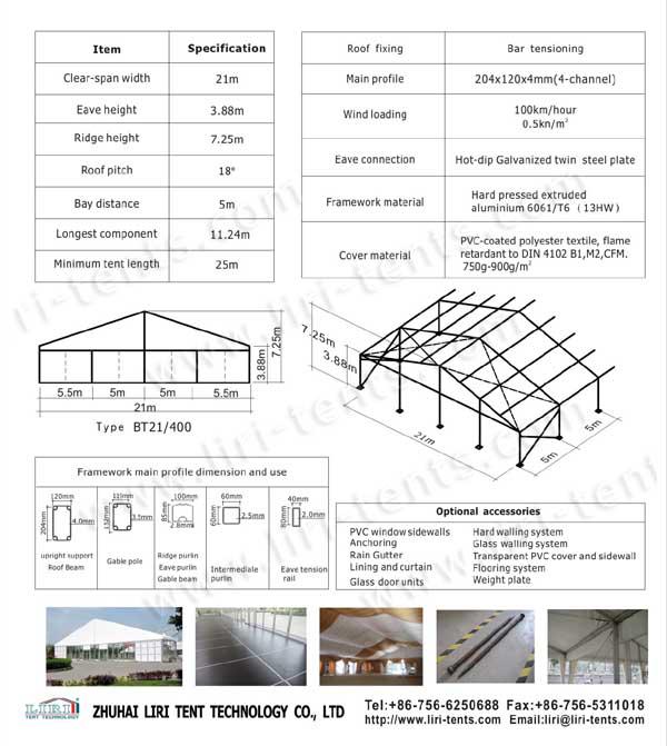 Toyota Car Show Tent 21* 15m For Business In Guangzhou