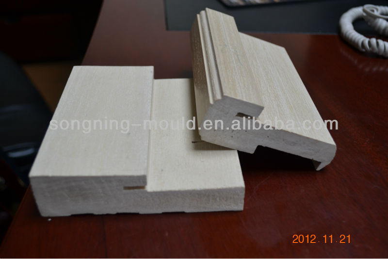 Customized PVC Door Frame Provides Popular Waterproof WPC Door and Frame Interior Using