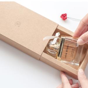 Quality DIY Logo Vintage Craft Packaging Box Kraft Paper Drawer Gift Box wholesale
