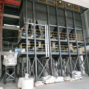 Quality 40tpd Tower Type Glass Batch Plant Semi Automatic Batch House for Glass Industry wholesale