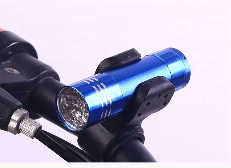 Outdoor LED Emergency Flashlight Camping Lamp Customized Aluminum Mini Torch 9 LED