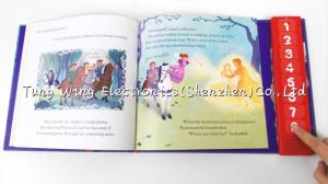 Quality Educational Red 8 Button Baby Sound Books With Voice Recordable wholesale