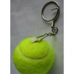 Inflatable rubbber tennis ball for dog training