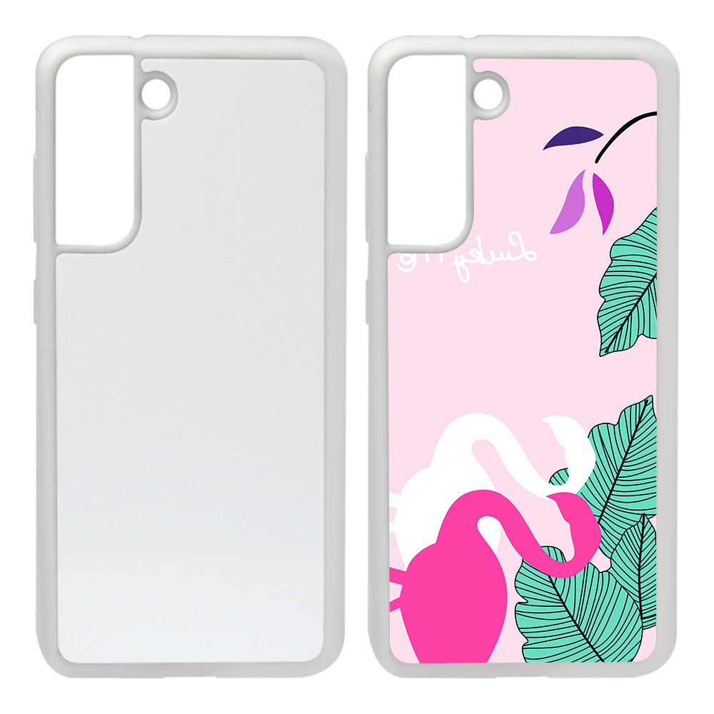 Antislip Side 2D Sublimation TPU Silicone Mobile Phone Case For Samsung Galaxy S22 S23 S24 S25 Plus Ultra With Custom Logo