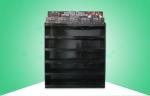 Black Double Face Cardboard Display Shelves 6 Shelf Pre Filling With 4D VR