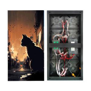 Quality P2.6 Indoor Fixed LED Display 500x1000 mm Front Service Steel Cabinet wholesale
