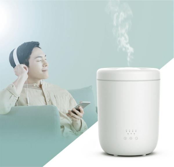 Delko Cool Mist Humidifiers , Ultrasonic Humidifier for Bedroom Nightstand,