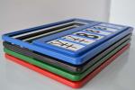 Red , Yellow , Black Plastic Price Sign Board , ABS Price Tag Display