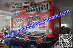 Giant Funny Firetruck Inflatable Bouncy Castle Jumper House