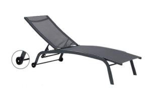 Quality Heavy Duty Fabric Foldable Sun Lounger Adjustable Beach Lounge Chair wholesale