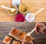 Disposable Wooden Dessert Spoon Ice Cream Spoon 95mm Party Gathering Cake Spoon