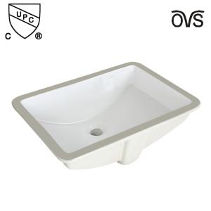 Quality Rectangular Undermount Design Commercial Hand Wash Basin Scratch-Resistant wholesale
