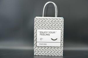 Quality Twisted Handle Paper Bags Custom Recyclable Kraft Paper Gift Bags wholesale