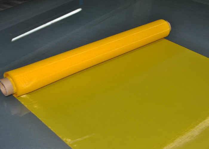 365cm Width Silk Screen Printing Mesh Fabric With 380 Count , Weaving Type