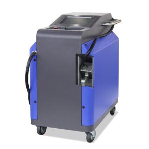 Quality Fiber Laser Rust Removal Machine , 100 Watt Portable Laser Metal Cleaner wholesale