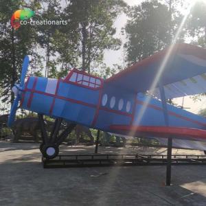 Quality 2 meters Plane Amusement Park Ride Equipment wholesale