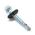 C1022 Steel Hot Treat Galvanized EPDM Washer Hex Flange Bolts