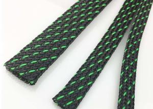 Quality Snakeskin Expandable Wire Sleeving , Colorful PET Braided Wire Loom For Cable Harness wholesale