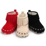 New arrived Cotton sole Tassel 0-2 years prewalker baby booties newborn