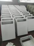 White Zinc Plated Turret Punching Service Stamping Sheet Metal Parts ISO