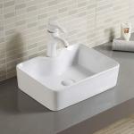 1280° High-Temperature Firing Rectangular Casual Wash Hand Basin Bathroom Sinks