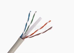 Quality 23AWG Category 6 UTP Cable 0.574 Solid Copper 4 Pair Gigabit Ethernet Cable wholesale