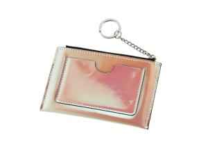Quality Hot Stamping Leather Credit Card Holder Womens Debossing Jelly Color wholesale