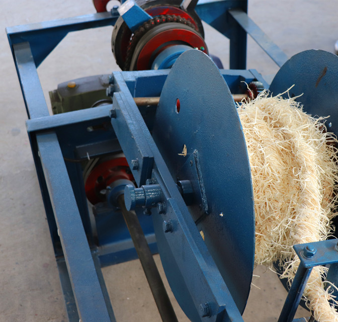Wood Rope Making machine for wood wool fire rope, Wood Wool Machine for sound insulation board