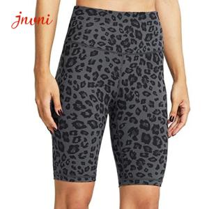 Quality Tie Dye Printed Pocket 8&quot; Biker Shorts For Women High Waisted Yoga Workout Shorts wholesale