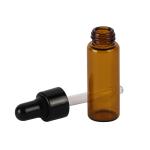 1ml 2ml 3ml 4ml 5ml Amber Mini Glass Dropper Bottles Essential Oil Sample