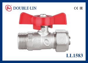 Quality T Handle PN25 dzr ball valve Male With Pipe Connection wholesale