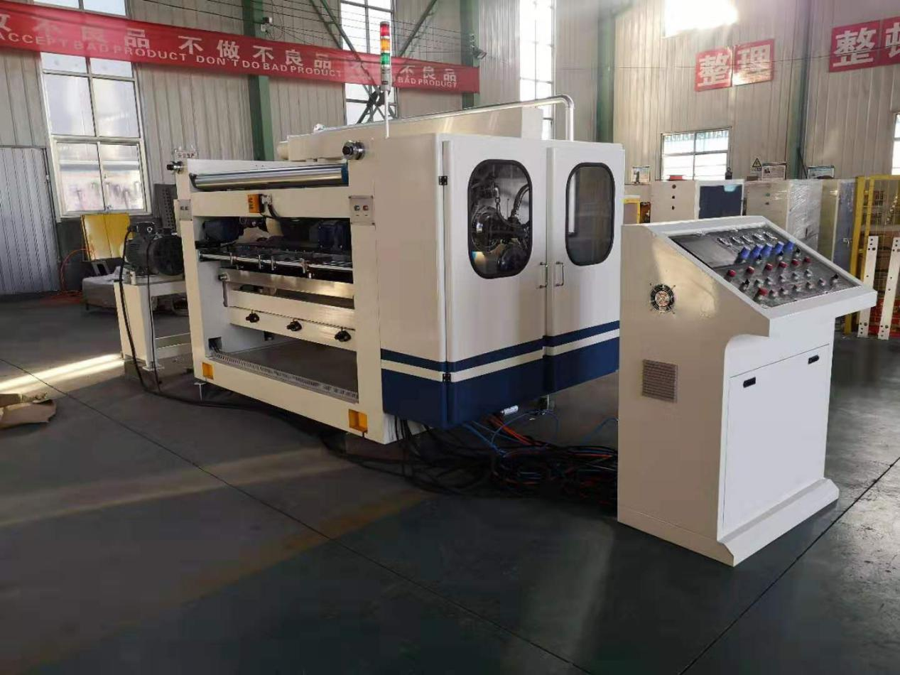 2 Ply Corrugated Cardboard Production Line F Flute Electrical Heating Single Facer
