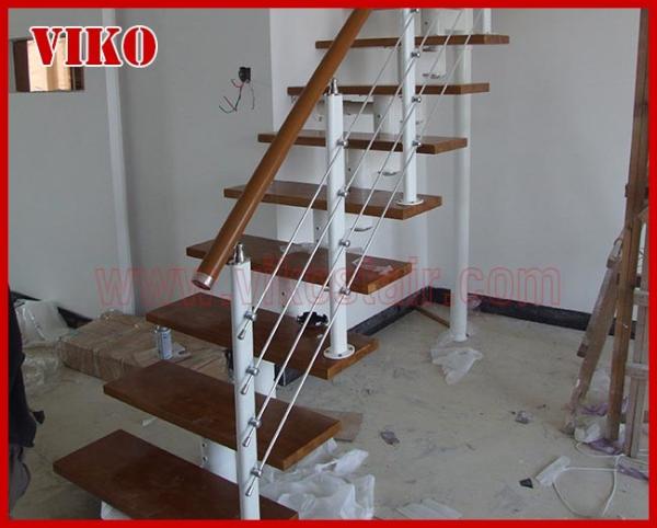 Steel Cable Stair VK73SC Handrail Beech 304 Stainless Steel Aluminum Baluster
