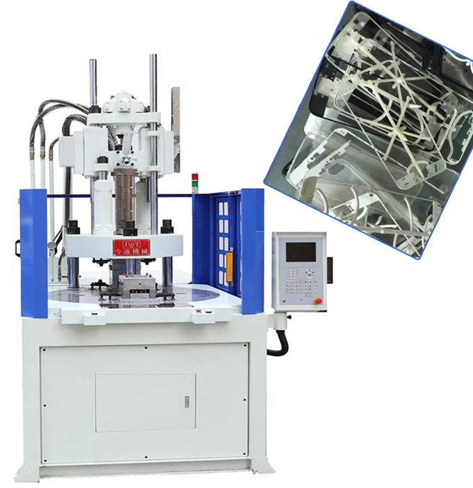 85T Semi Auto Vertical Plastic Injection Molding Machine With 0-250G Injection Weight