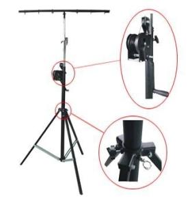 Quality Steel Outdoor Lighting Truss Stands , Global Truss Crank Stand wholesale